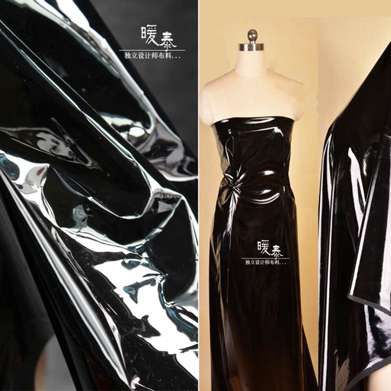 Home Textiles Design - 0.2mm TPU Fabric Black PVC Plastic