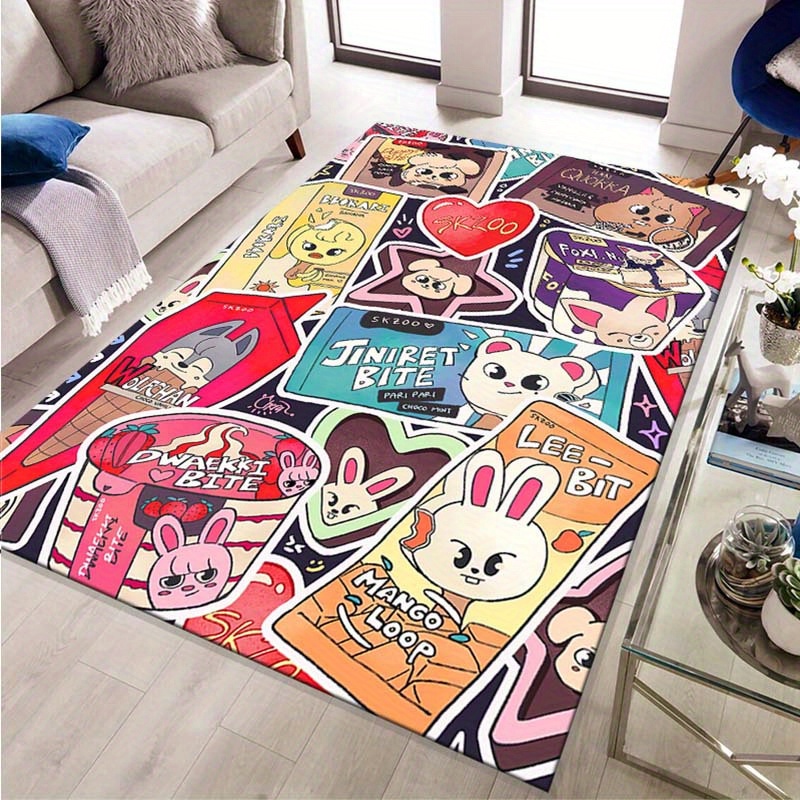 Home Textiles Design - K-pop Idol Cute Cartoon Carpet Non-slip