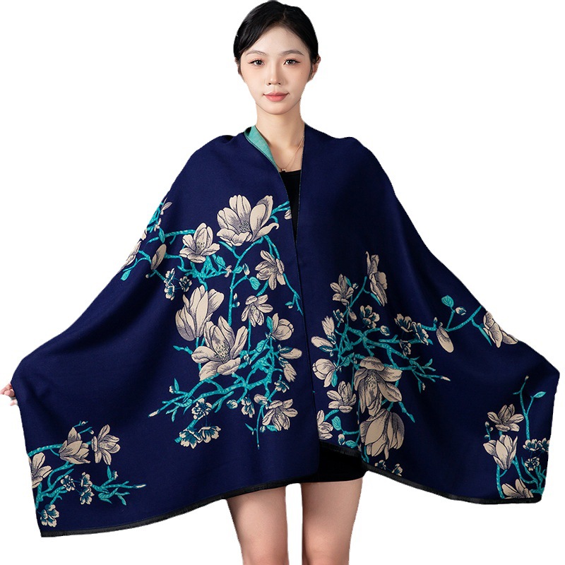 Women Winter Shawl Cashmere Sc - Home Textiles Blanket reseña y precio