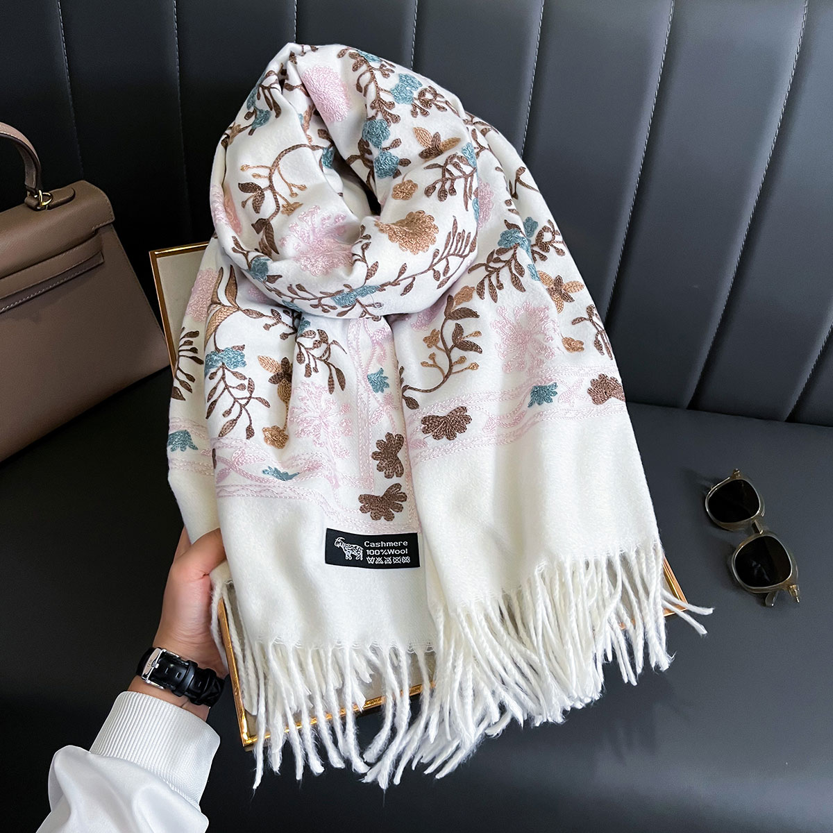 New Winter Warm Cashmere Scarf - Home Textiles Blanket reseña y precio