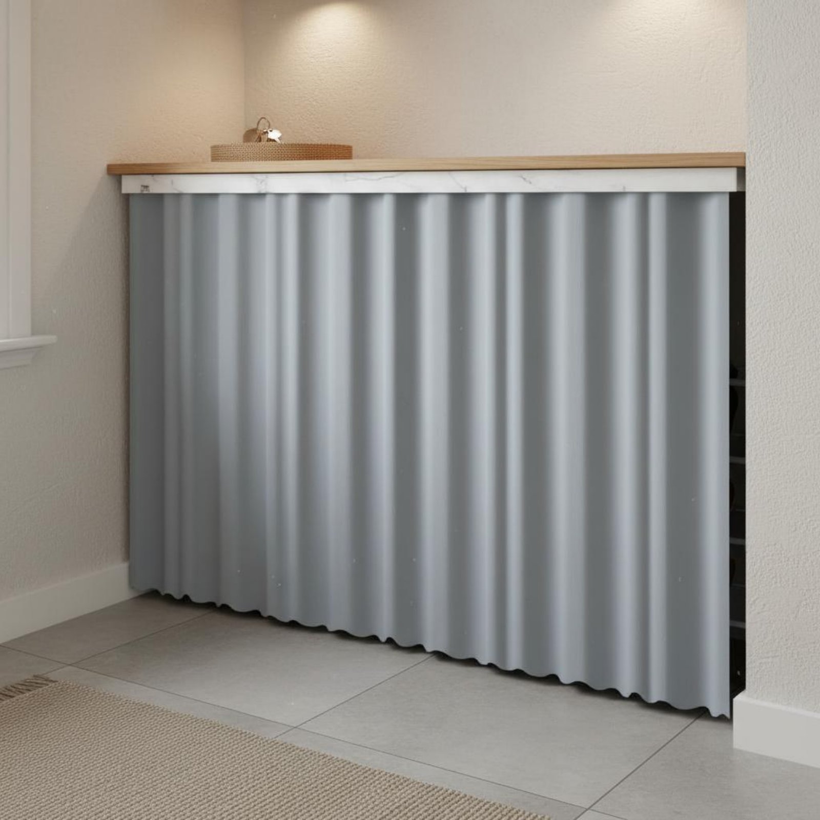 Hook and Loop Cabinet Curtain  - Home Textiles Design reseña y precio