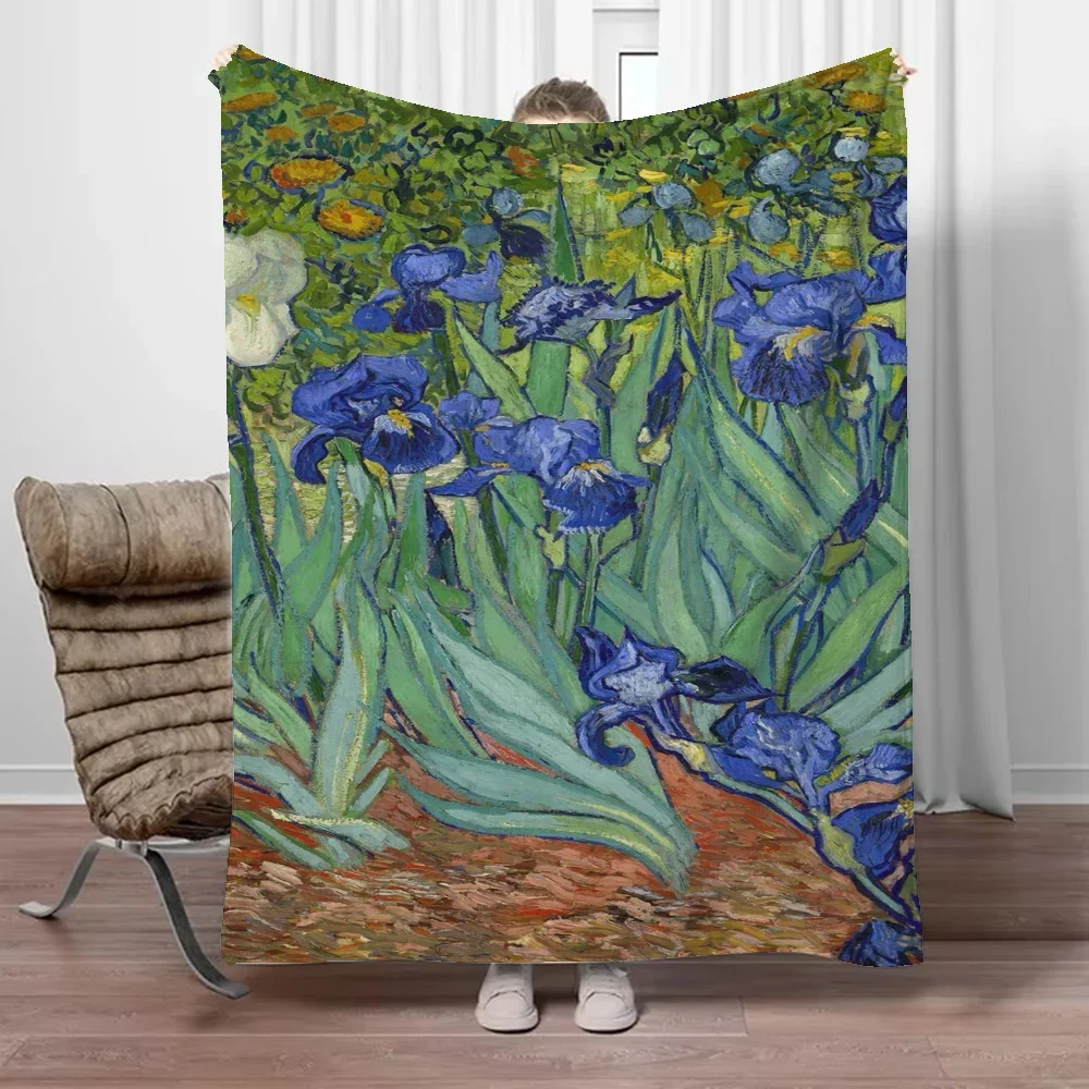 Van Gogh Boho Throw Blanket fo - Home Textiles Luxury reseña y precio