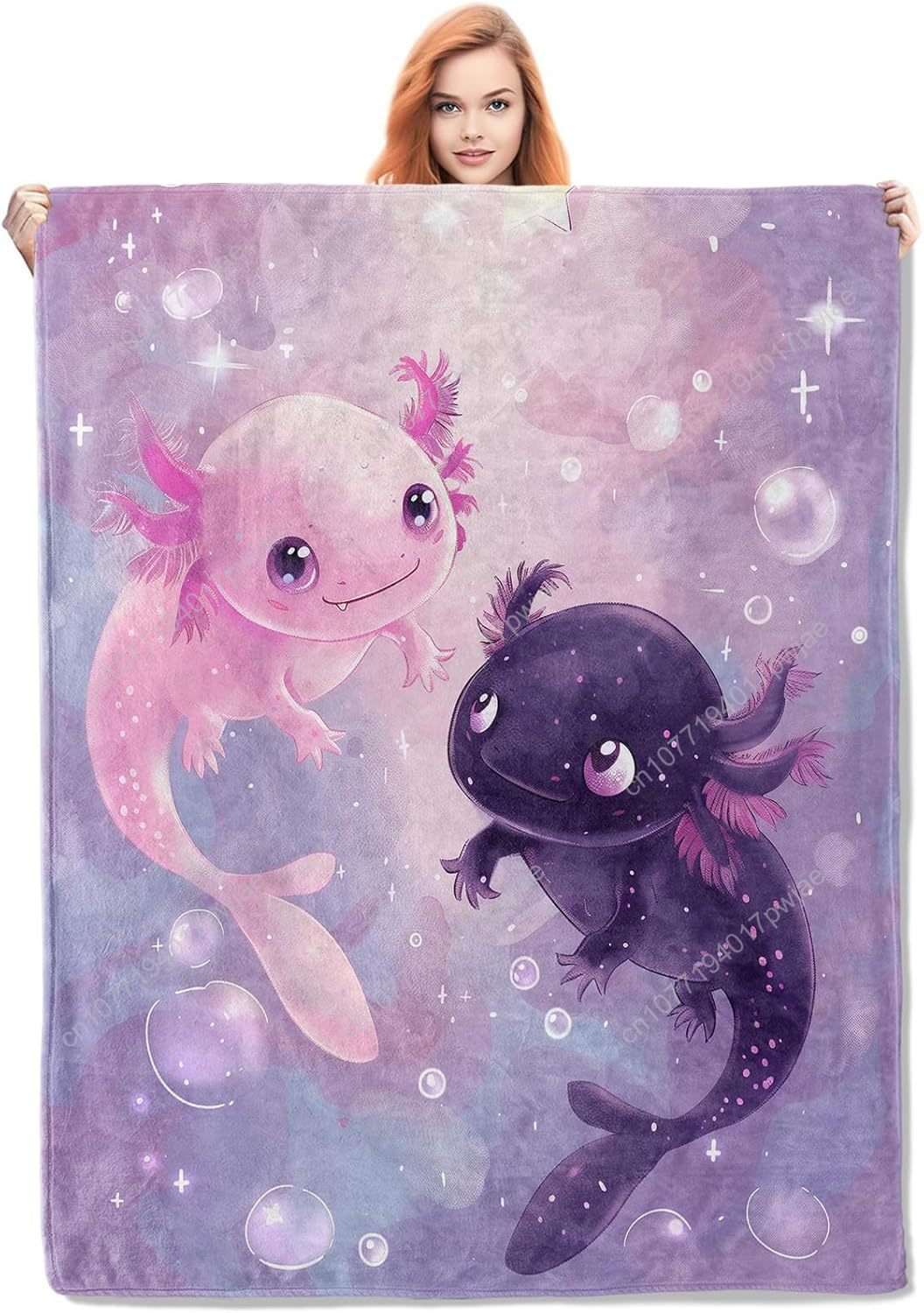 Axolotl Blanket Cute Axolotls  - Home Textiles Blanket reseña y precio