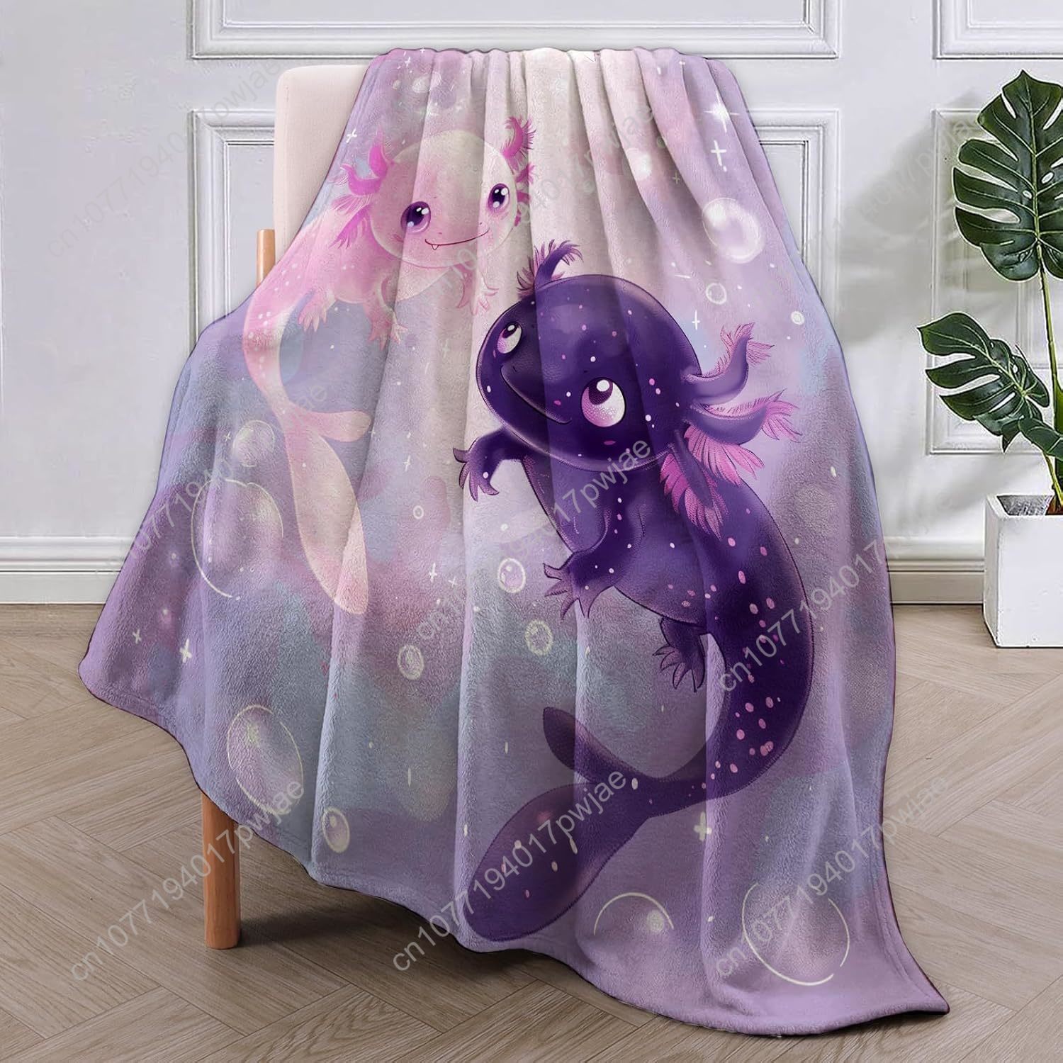 Axolotl Blanket Cute Axolotls  - Home Textiles Blanket reseña y precio