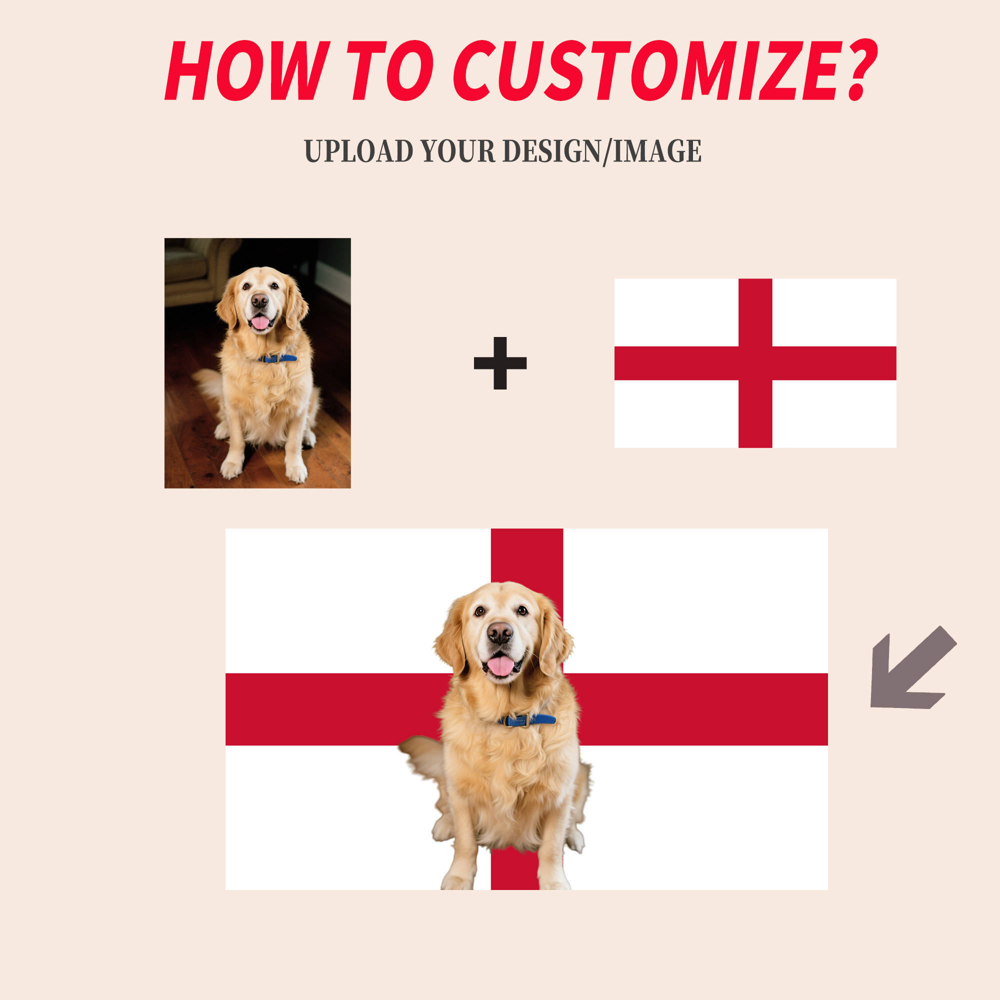 1pc 2D FLAT Personalize Englan - Home Textile reseña y precio