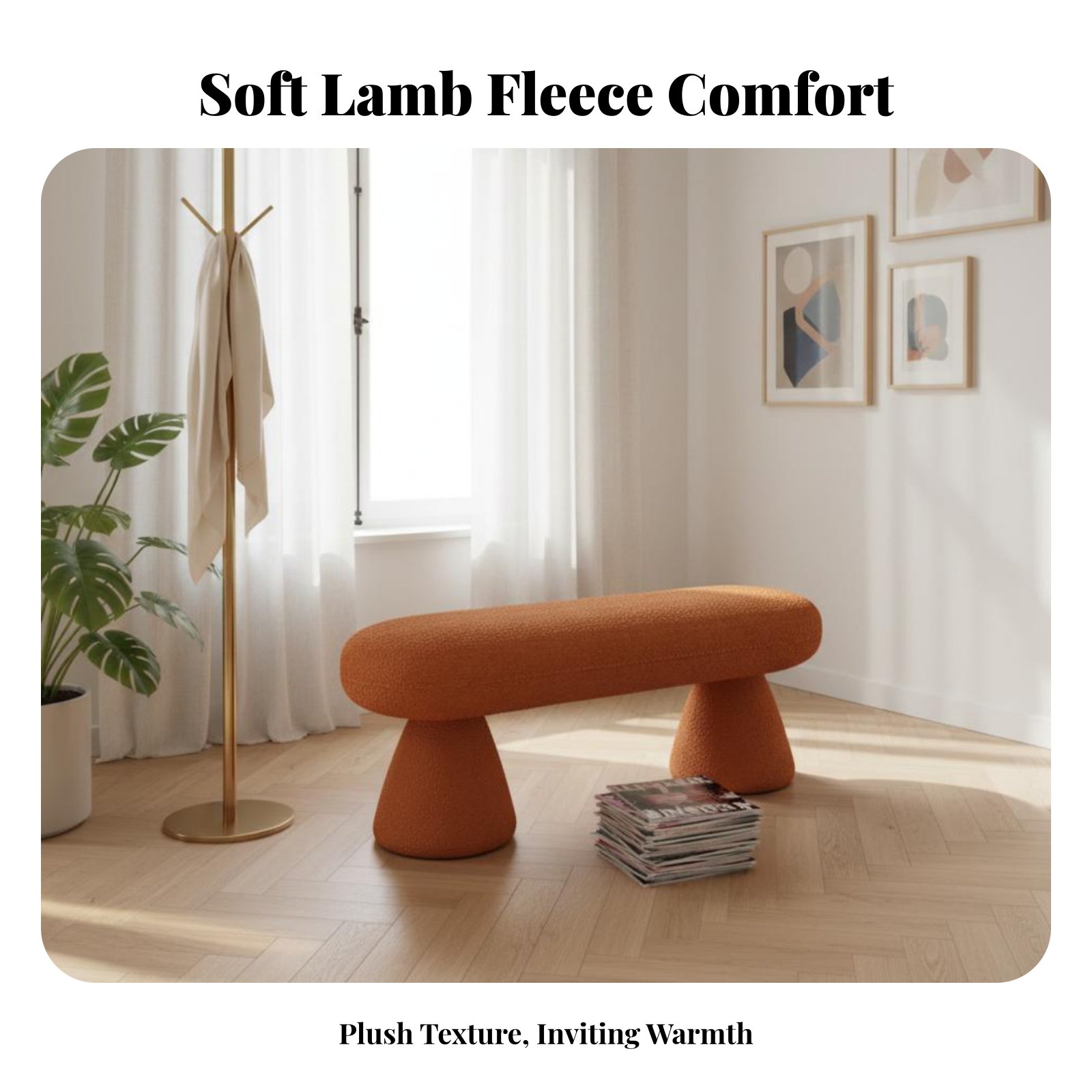 Boucle Textile Footrest Soft T - Home Textiles Design reseña y precio