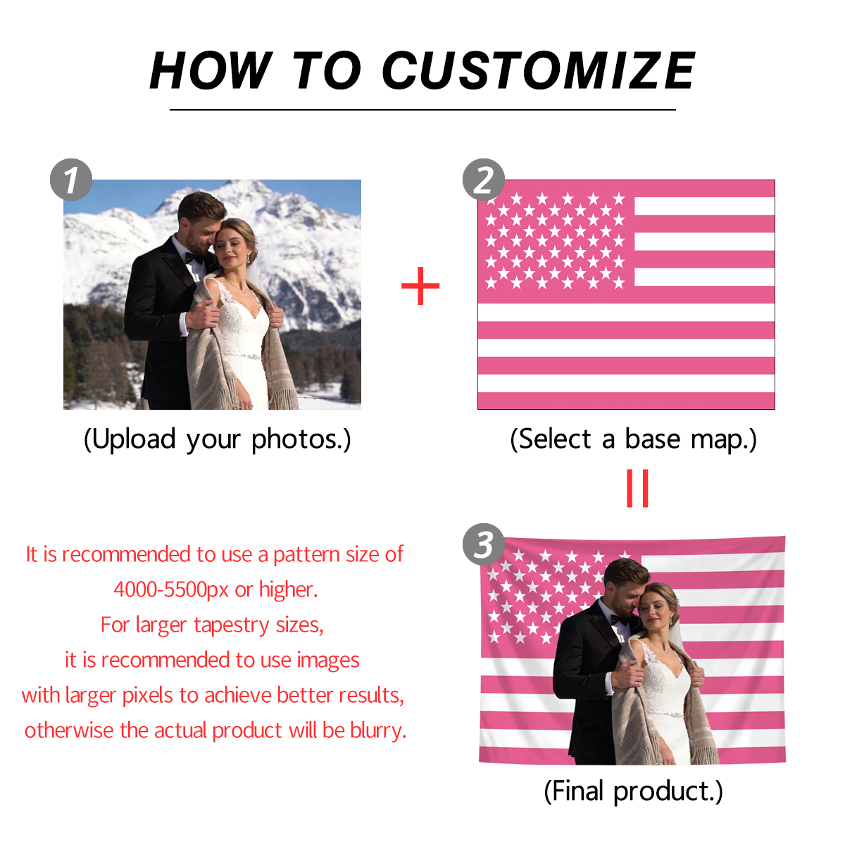 1pc Personalized photo customi - Home Textile reseña y precio