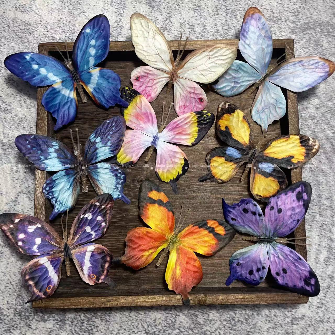 9Pcs Large Bionic Butterfly Ar - Home Textiles Design reseña y precio