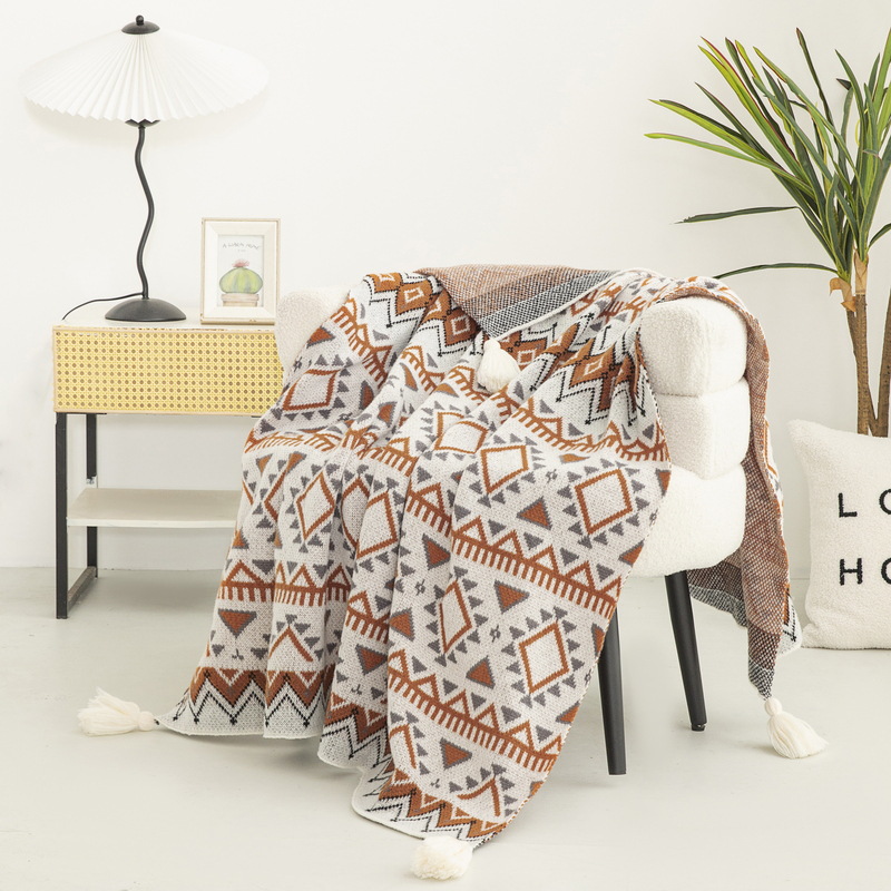 Bohemian Style Printed Knitted - Home Textiles Luxury reseña y precio