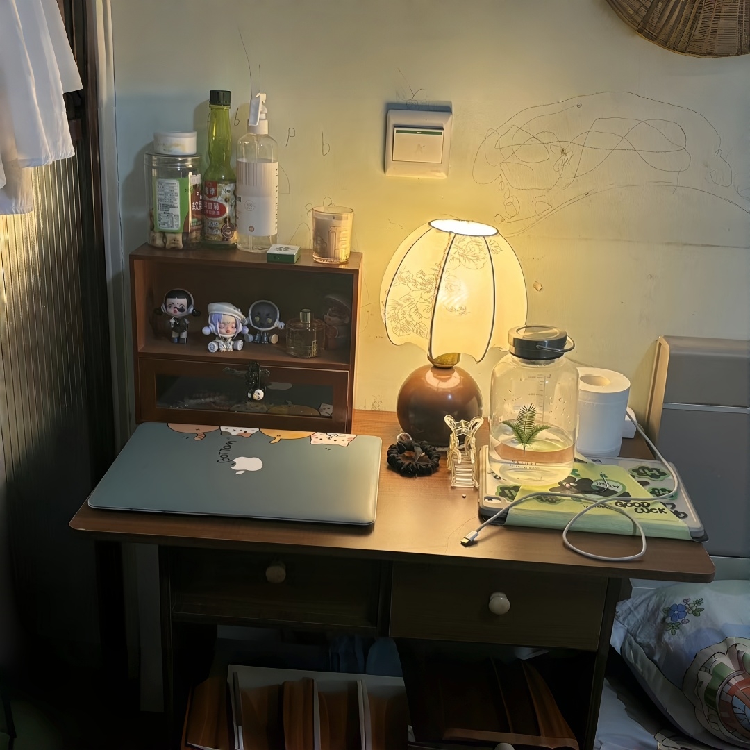Vintage floral table lamp, med - Home Textile reseña y precio