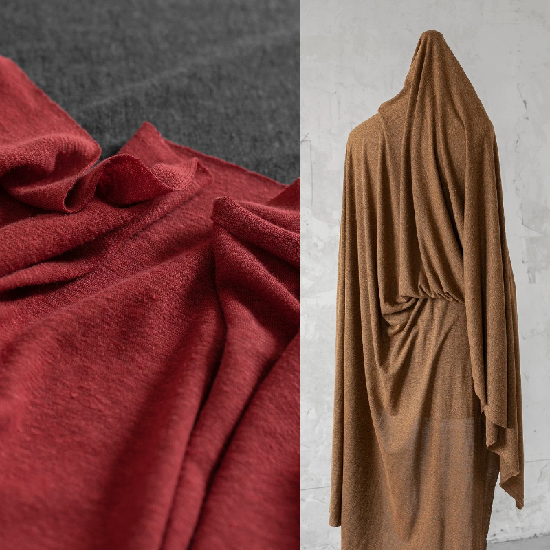 Soft Keep Warm Red Hemp Fabric - Home Textiles Design reseña y precio