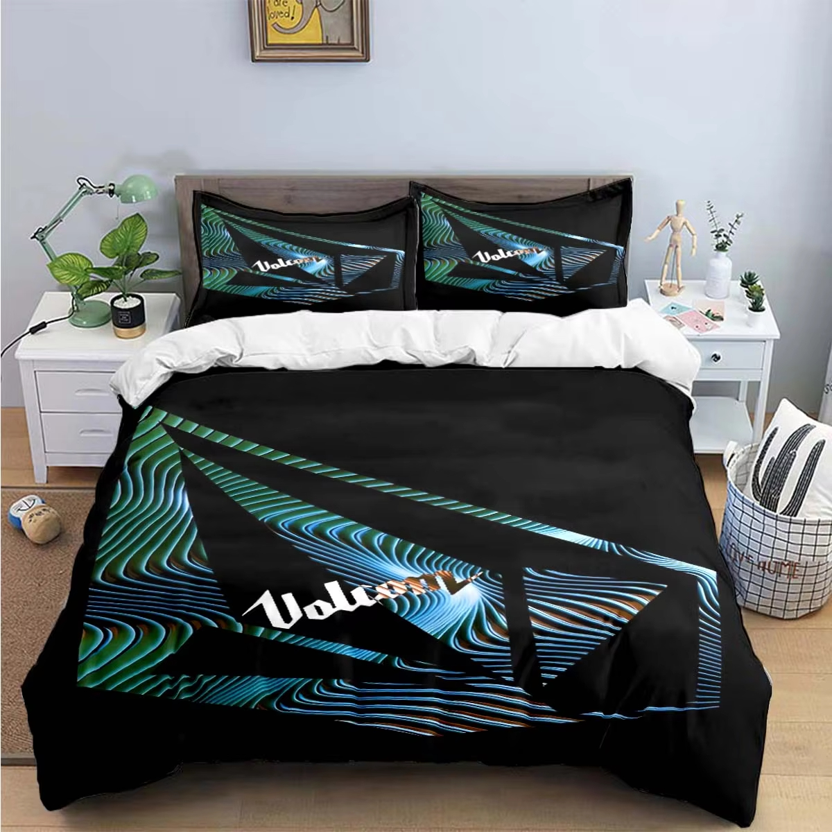 New V-VOLCOM 3d Print Bedding  - Home Textiles Luxury reseña y precio