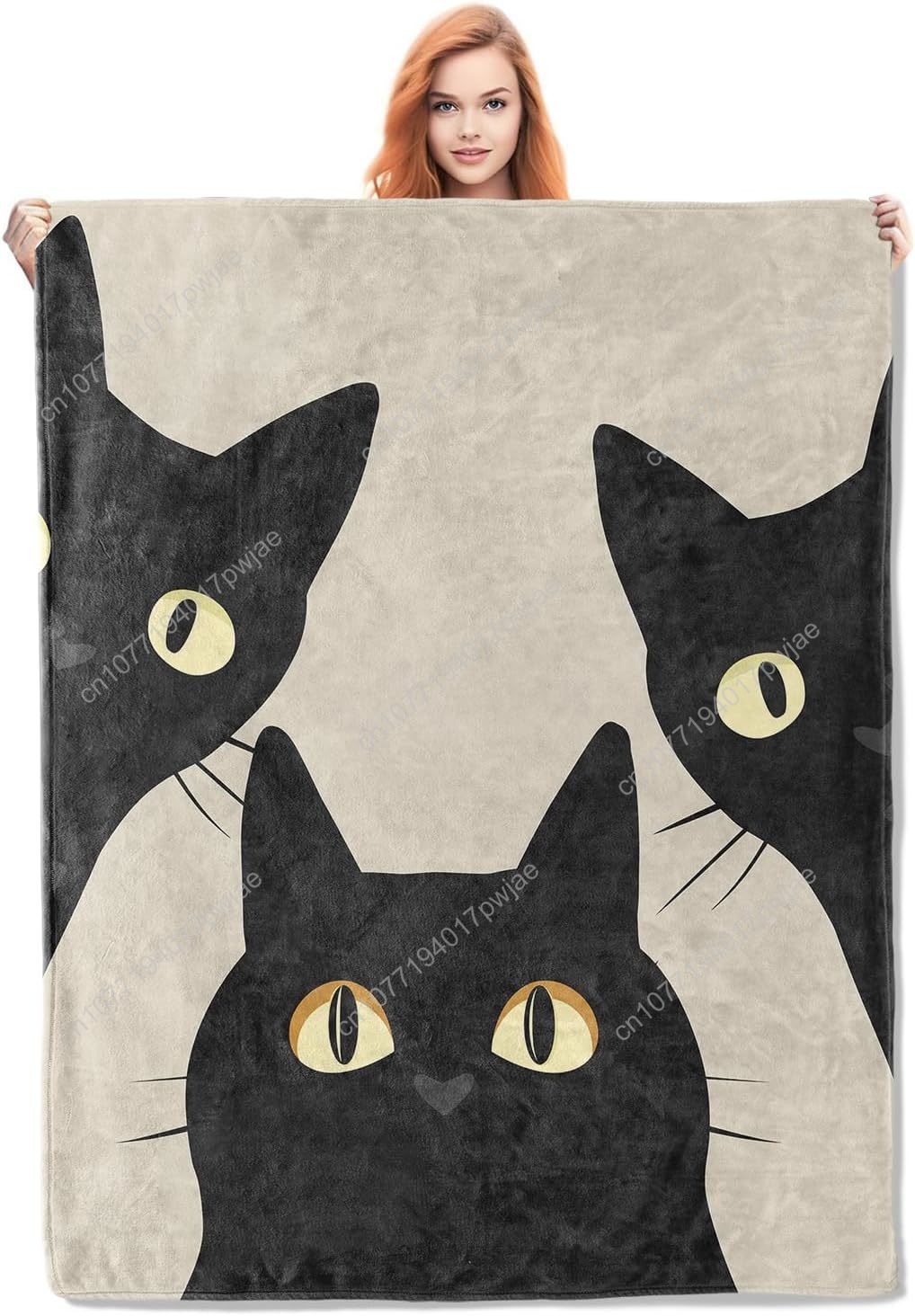 Funny Cat Blanket Gifts for Wo - Home Textiles Blanket reseña y precio