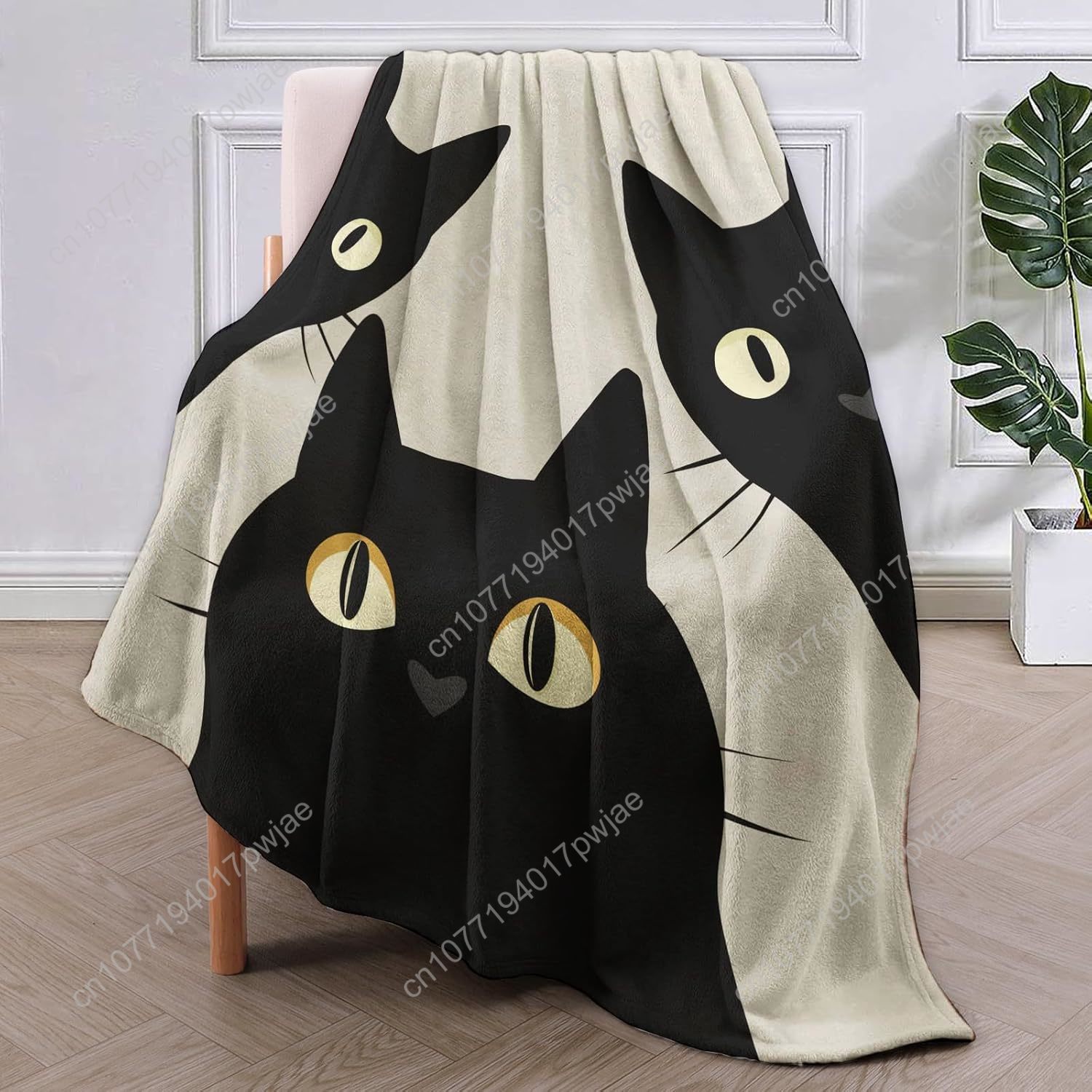Funny Cat Blanket Gifts for Wo - Home Textiles Blanket reseña y precio