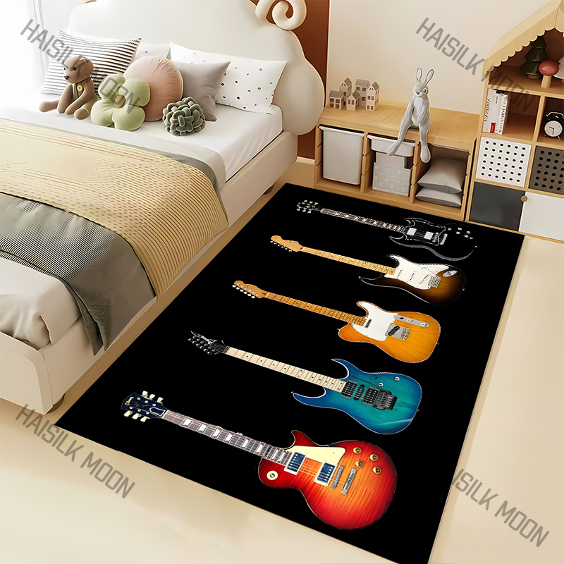 Music Lovers Rock Guitar Patte - Home Textiles Luxury reseña y precio