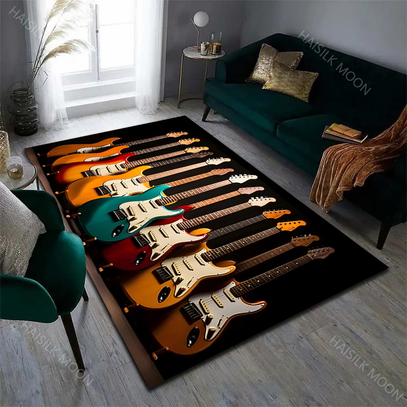 Music Lovers Rock Guitar Patte - Home Textiles Luxury reseña y precio