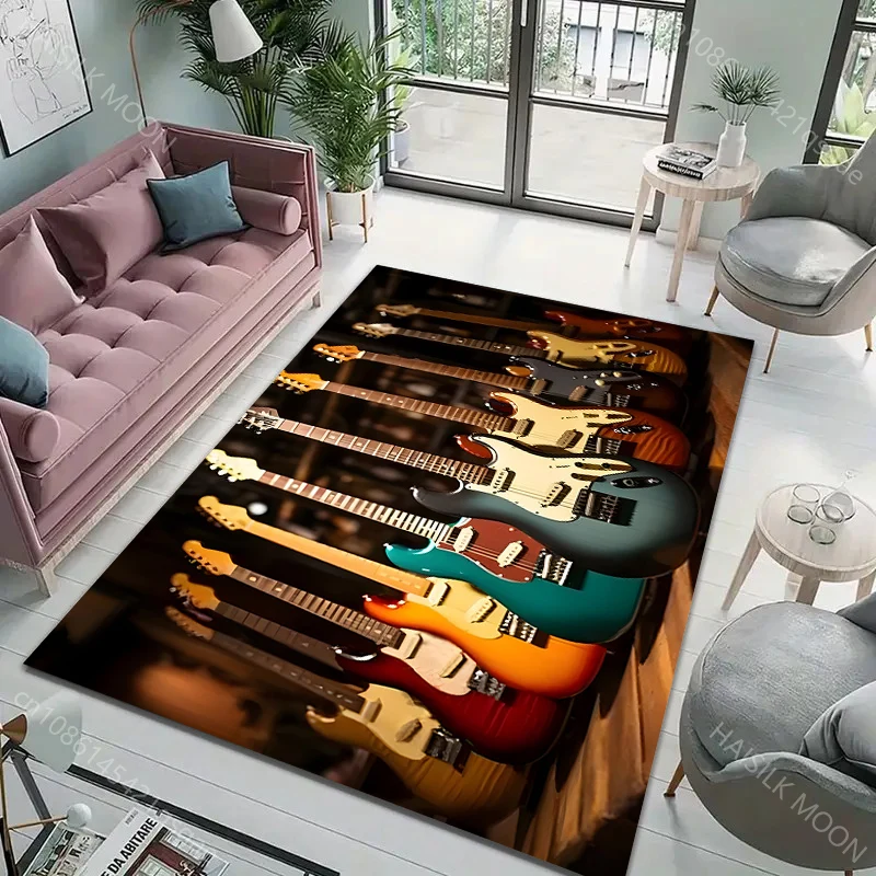 Music Lovers Rock Guitar Patte - Home Textiles Luxury reseña y precio