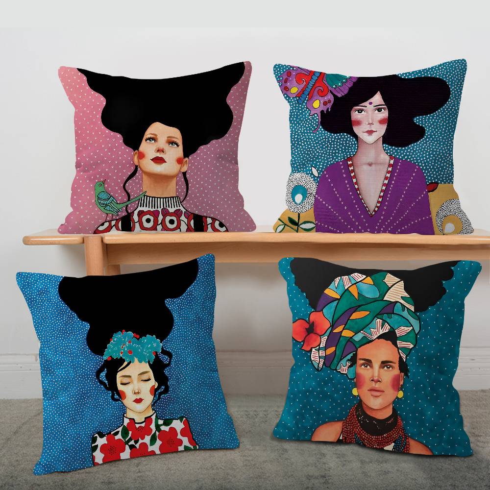 Abstract Flowers Girl fair Luc - Home Textiles Fair reseña y precio