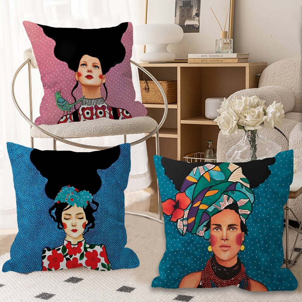 Abstract Flowers Girl fair Luc - Home Textiles Fair reseña y precio