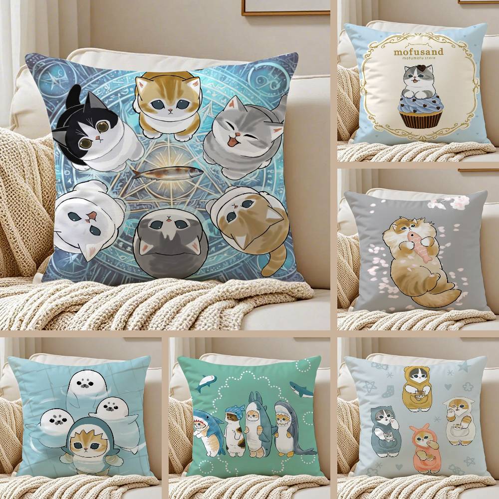 Luxury Cute mofusand cat Pillo - Home Textiles Luxury reseña y precio
