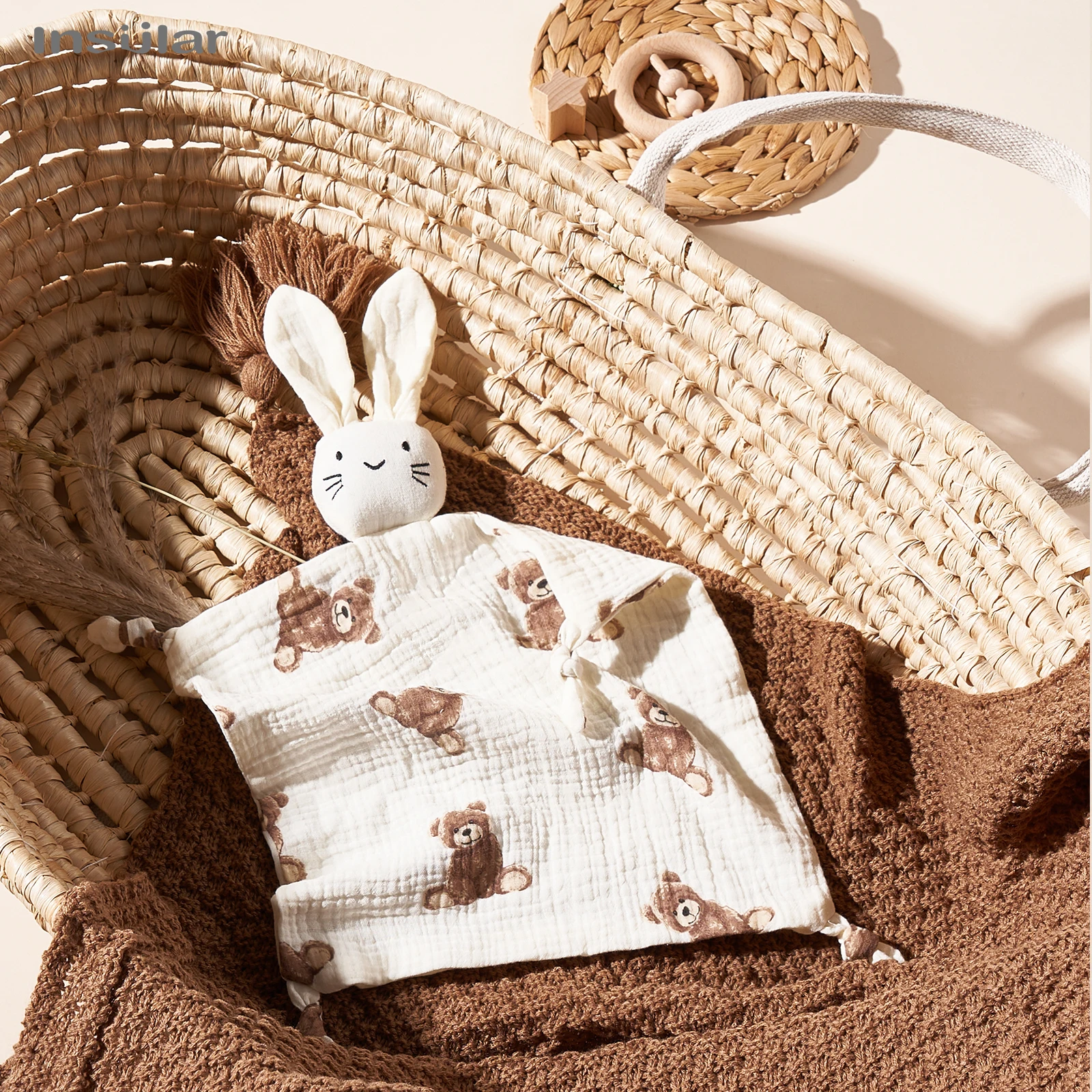 Baby Soothing Towel: Soft Rabb - Home Textiles Blanket reseña y precio