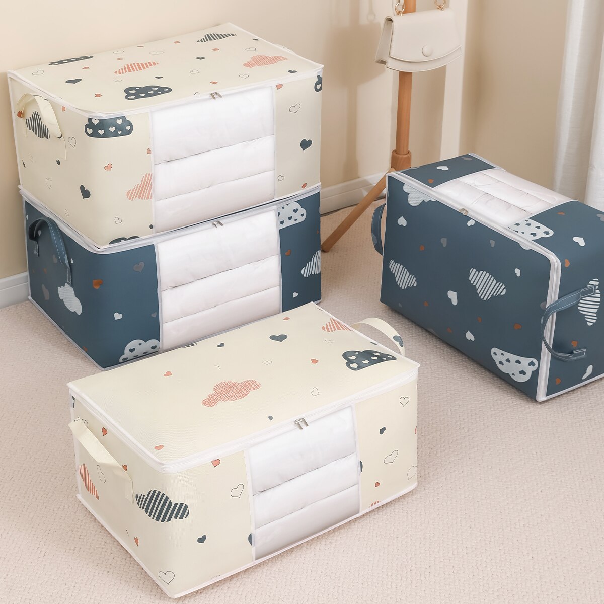 Large Capacity Clothes Storage - Home Textiles Blanket reseña y precio