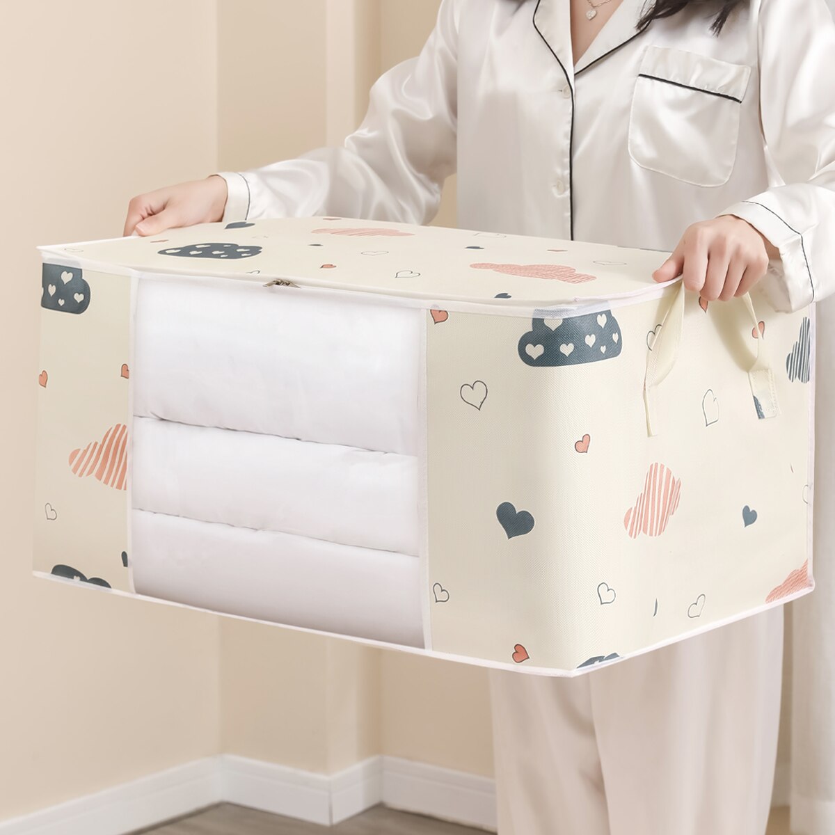 Large Capacity Clothes Storage - Home Textiles Blanket reseña y precio