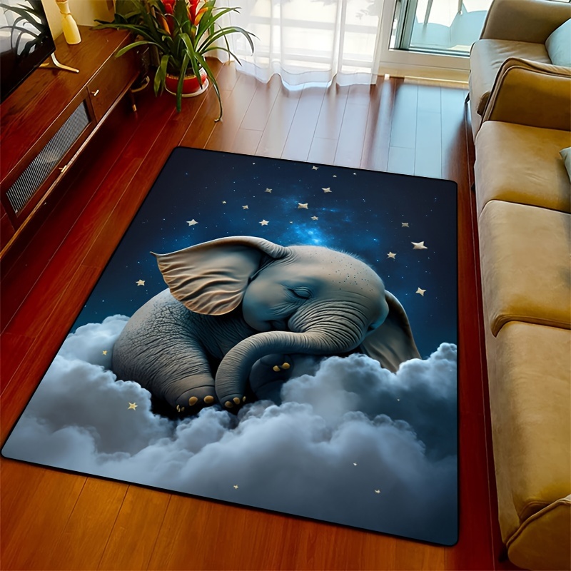 Dreamy Elephant Rug for Nurser - Home Textiles Design reseña y precio