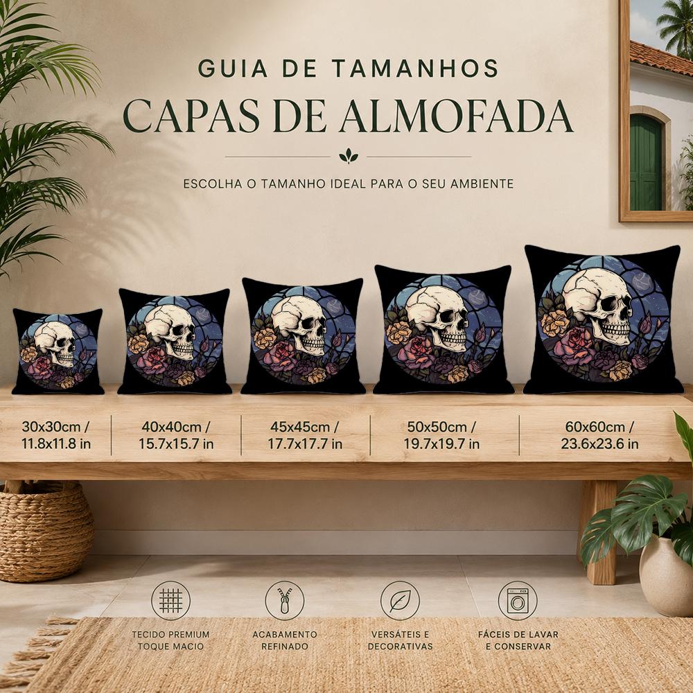 Anime Skull heart print Pillow - Home Textiles Premium reseña y precio